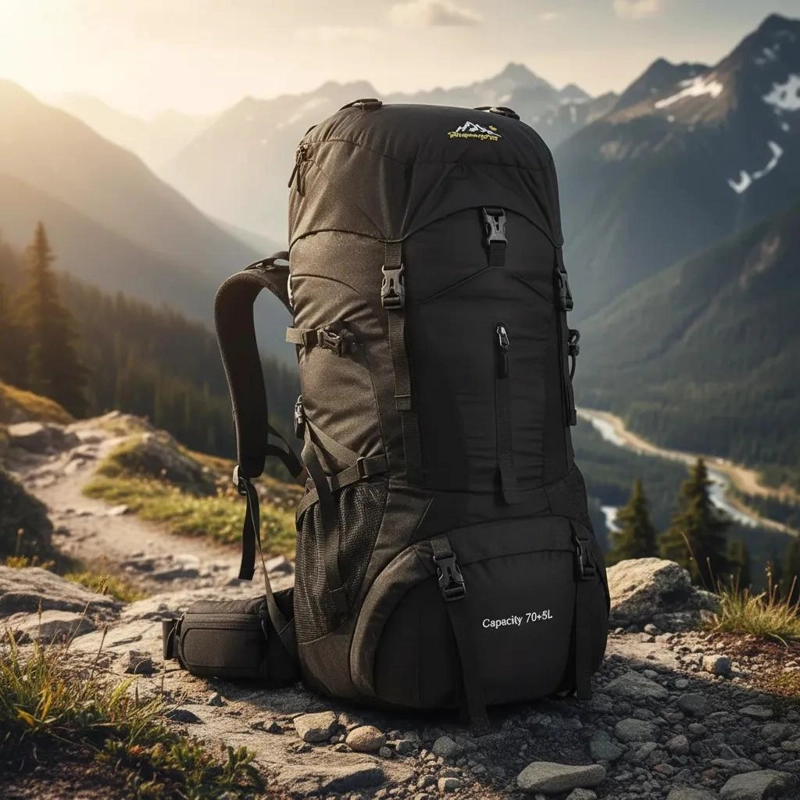 MOCHILA TREKKING OUTDOOR 70L PARA VIAJE Y SENDERISMO - 4