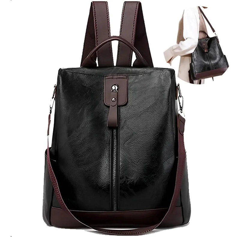 MOCHILA CASUAL IMPERMEABLE ANTIRROBO PARA MUJER - 1