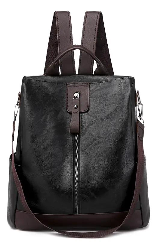 MOCHILA CASUAL IMPERMEABLE ANTIRROBO PARA MUJER - 3