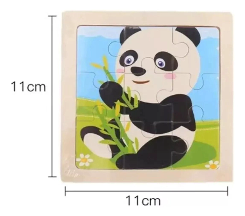 PACK 10 ROMPECABEZAS DE MADERA PARA NIÑOS - 3