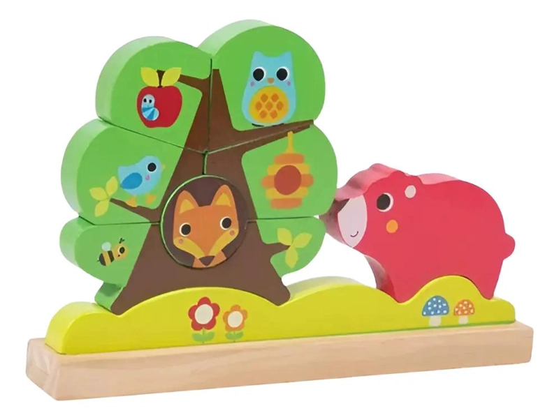 ROMPECABEZAS DIDACTICO DE MADERA MONTESSORI - 1