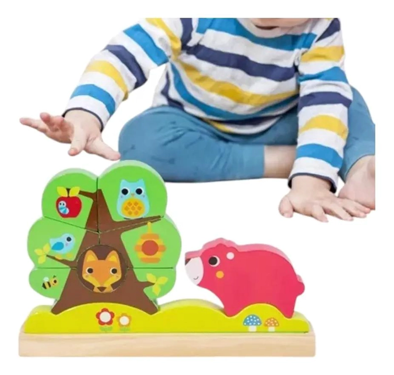 ROMPECABEZAS DIDACTICO DE MADERA MONTESSORI - 4