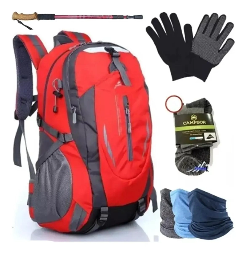PACK MOCHILA TREKKING 40 LTS PARA EXCURSION Y VIAJE - 4