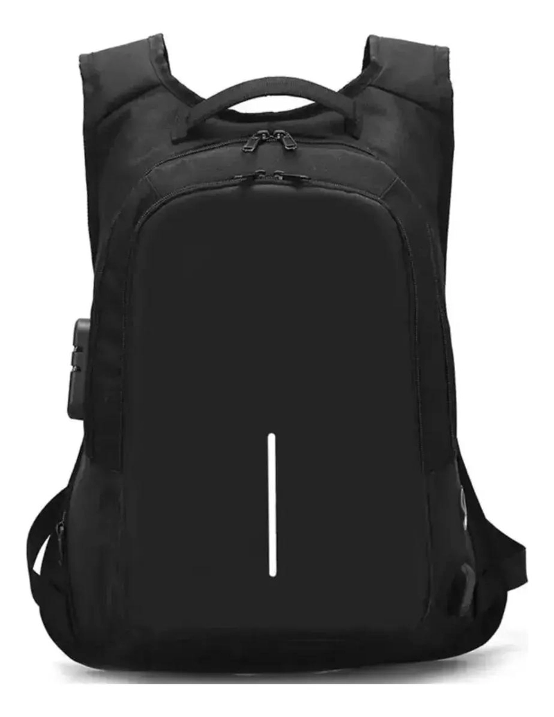 MOCHILA ESCOLAR ANTIRROBO CASUAL CON PORTA NOTEBOOK - 1
