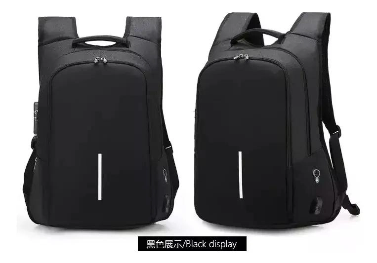 MOCHILA ESCOLAR ANTIRROBO CASUAL CON PORTA NOTEBOOK - 2