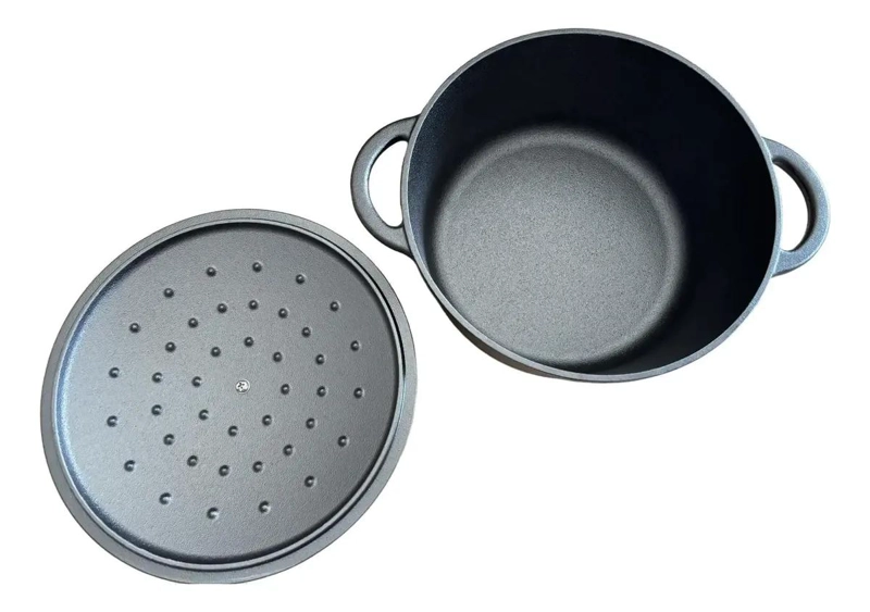 OLLA DE HIERRO FUNDIDO 24 CM 3.5 LTS PARA HORNO - 2