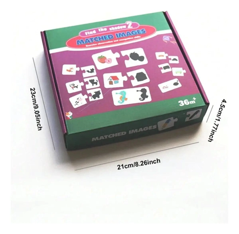 PUZZLE ROMPECABEZAS DIDACTICO DE MADERA PARA NIÑOS - 2