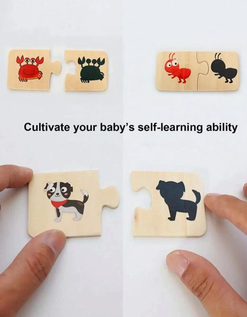 PUZZLE ROMPECABEZAS DIDACTICO DE MADERA PARA NIÑOS - 5