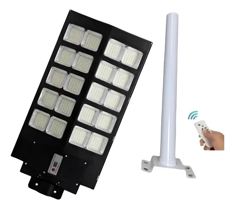 FOCO SOLAR 1000W CON POSTE Y PANEL GRANDE - 1