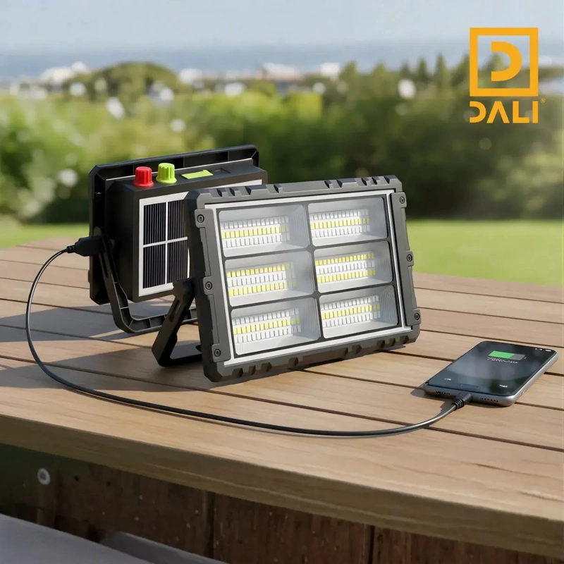 FOCO LED SOLAR PORTATIL 300W RECARGABLE - 4