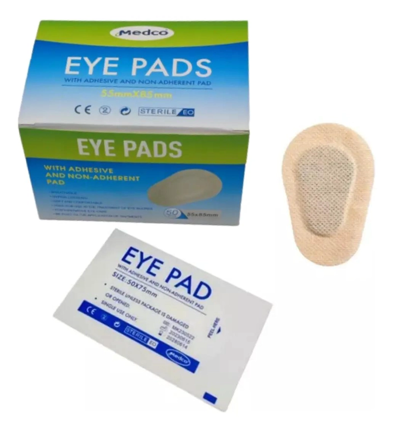 50 PARCHES ADHESIVOS PARA PROTECCION OCULAR ADULTO - 1