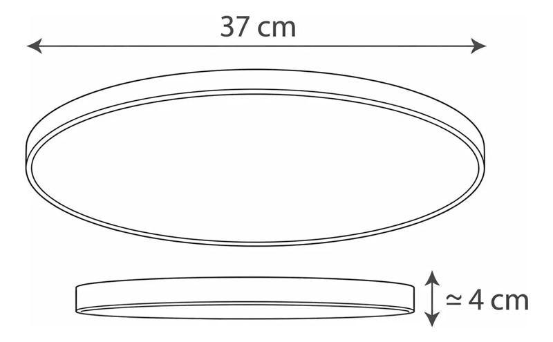 LAMPARA DE TECHO PLAFON LED 36W PARA INTERIOR - 2