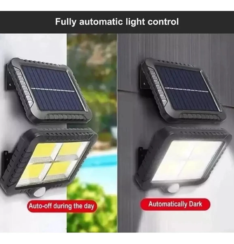 FOCO LED SOLAR PARA EXTERIORES CON SENSOR DE MOVIMIENTO - 3