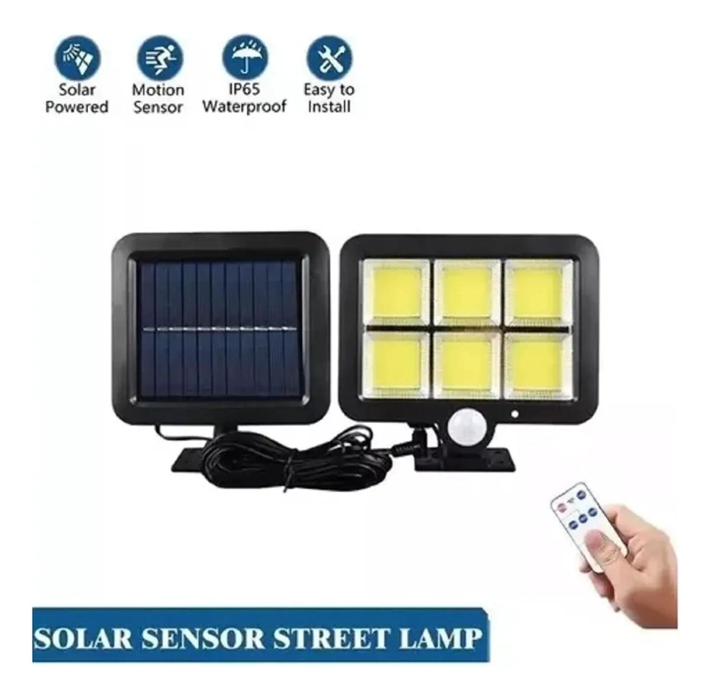 FOCO LED SOLAR PARA EXTERIORES CON SENSOR DE MOVIMIENTO - 5