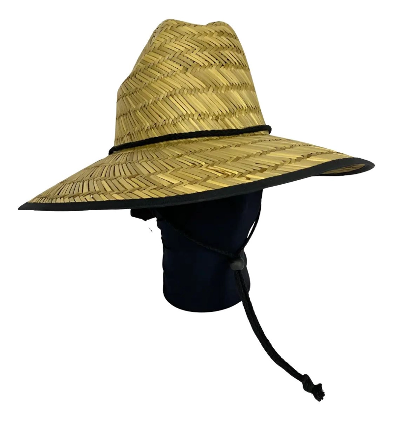 SOMBRERO DE PAJA UNISEX CON TIRA AJUSTABLE - 1