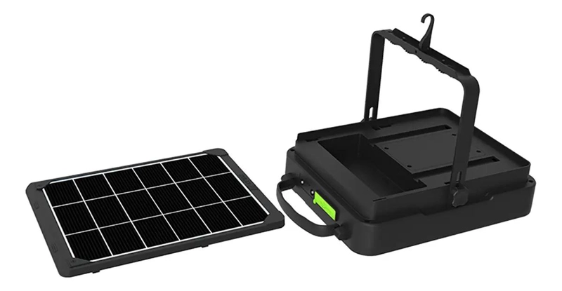 FOCO LED PORTATIL 400W CON PANEL SOLAR EXTRAIBLE - 4