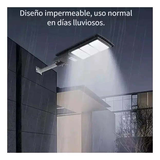 FOCO LED SOLAR 400W CON SENSOR PARA EXTERIOR - 2