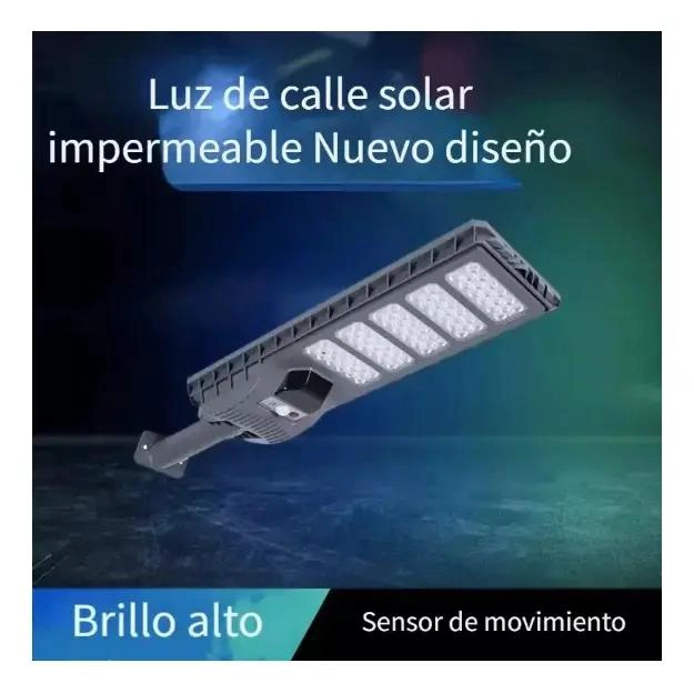 FOCO LED SOLAR 400W CON SENSOR PARA EXTERIOR - 5