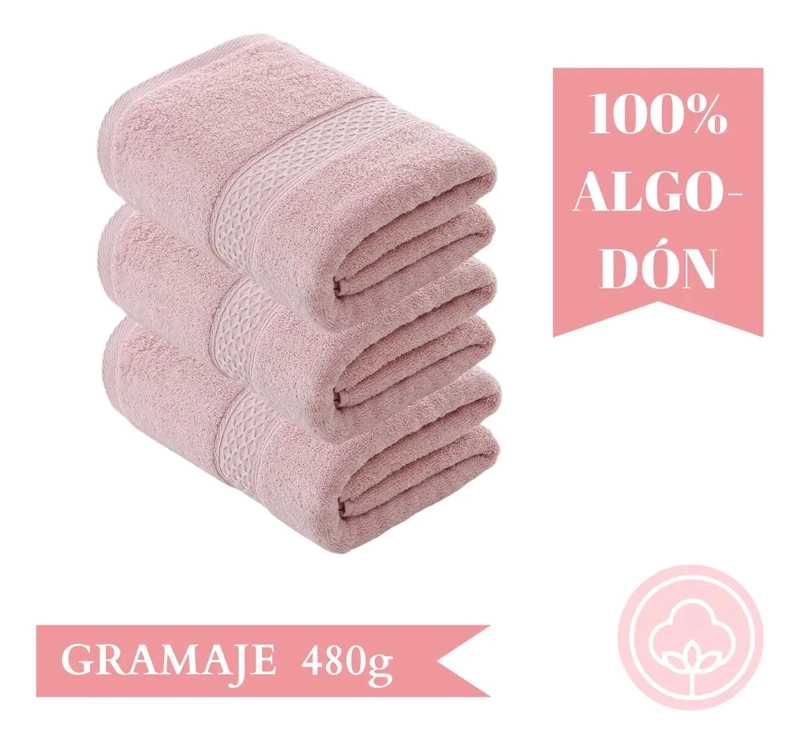 TOALLA DE BAÑO 100% ALGODON GRUESA 70X140 CM - 4