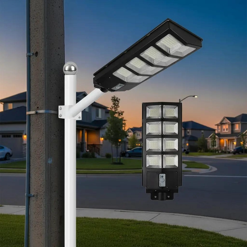 FOCO LED SOLAR 400W PARA POSTE EXTERIOR - 1