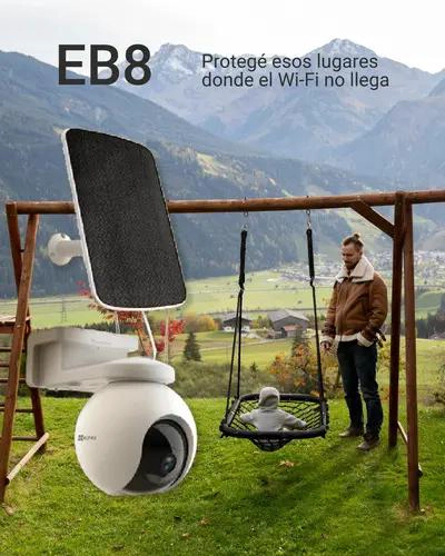 PACK CAMARA SEGURIDAD EXTERIOR 4G CON PANEL SOLAR - 4