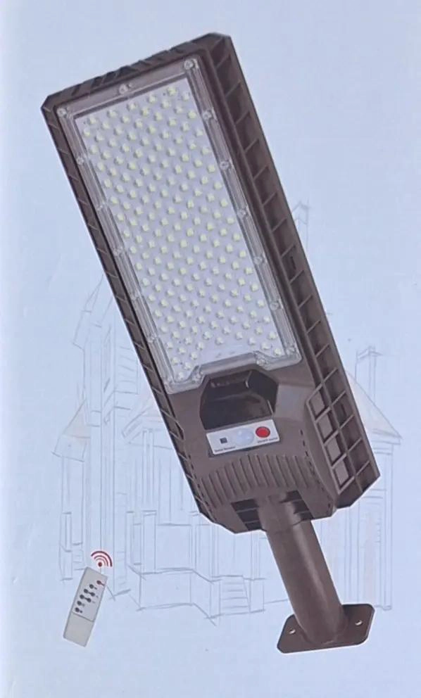 FOCO LED SOLAR EXTERIOR 500W CON SENSOR DE MOVIMIENTO - 2