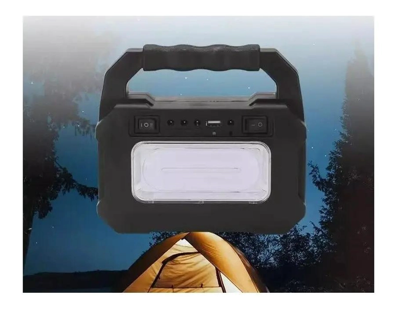 KIT SOLAR DE EMERGENCIA PARA CAMPING CON AMPOLLETAS 220V - 3