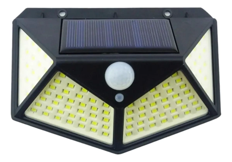 FOCO SOLAR LED PARA PARED CON SENSOR DE MOVIMIENTO - 1
