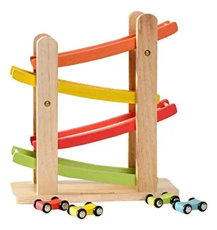 AUTOPISTA DE MADERA DIDACTICA PARA NIÑOS - 2