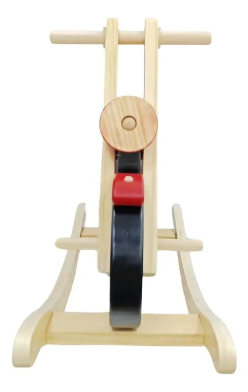 BALANCIN DE MADERA EN FORMA DE MOTOCICLETA PARA BEBE - 2