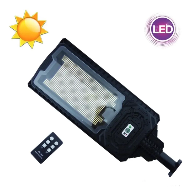 FOCO SOLAR LED 800W CON BRAZO Y CONTROL REMOTO - 3