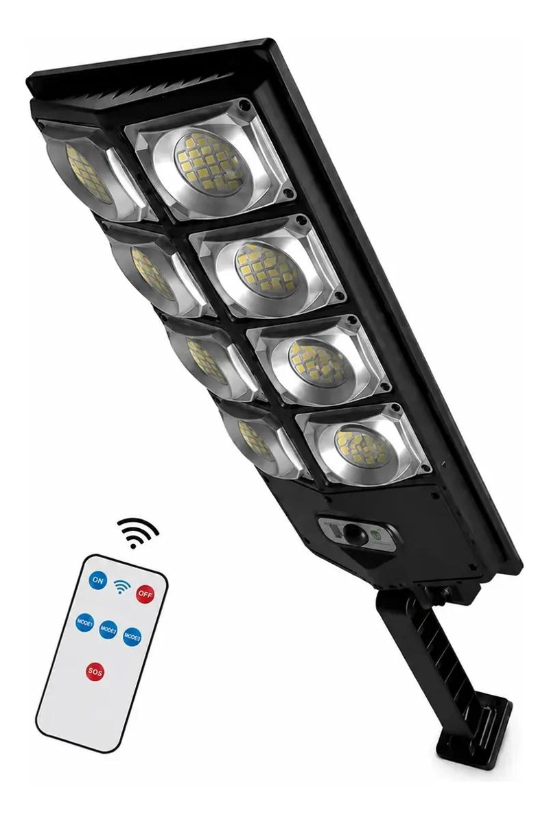 LAMPARA SOLAR LED 400W CON SENSOR DE MOVIMIENTO Y CONTROL - 1
