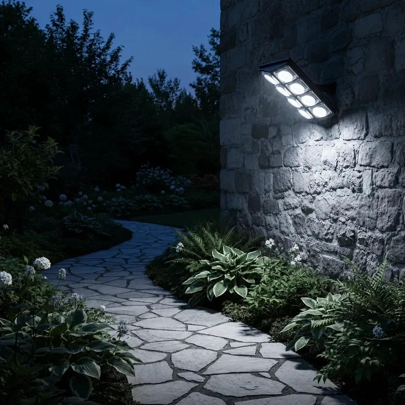 LAMPARA SOLAR LED 400W CON SENSOR DE MOVIMIENTO Y CONTROL - 5