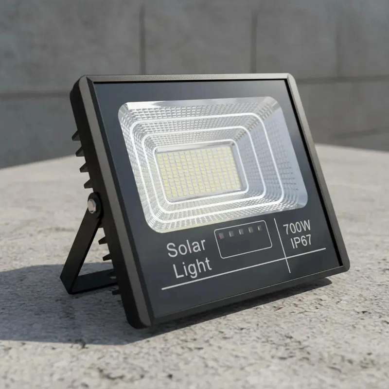 FOCO SOLAR 700W CON PANEL Y CONTROL REMOTO IP67 - 5