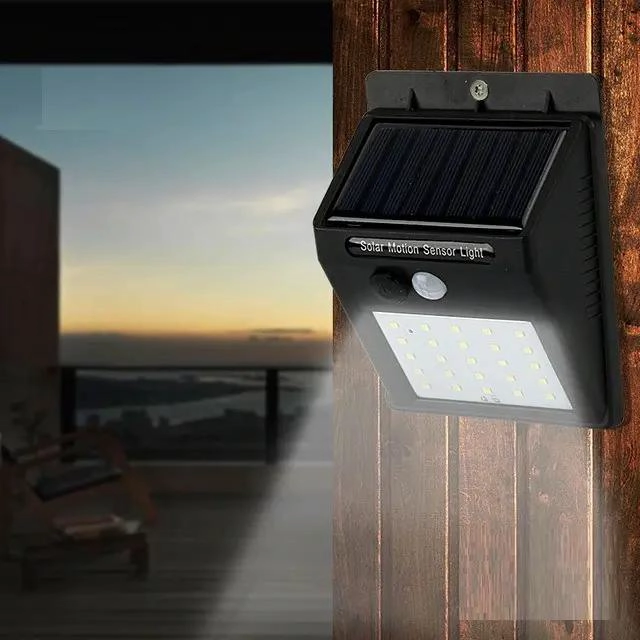 PACK 9 FOCOS LED SOLARES CON SENSOR PARA EXTERIOR - 2