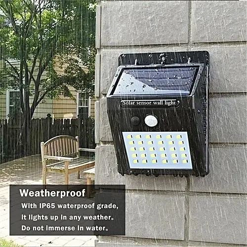 PACK 9 FOCOS LED SOLARES CON SENSOR PARA EXTERIOR - 4