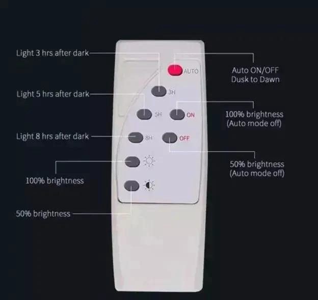 FOCO SOLAR EXTERIOR 400W CON PANEL Y CONTROL REMOTO - 3