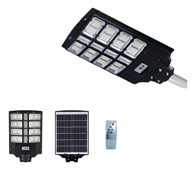 FOCO LED REFLECTOR SOLAR 1200W CON MANDO PARA EXTERIOR - 1
