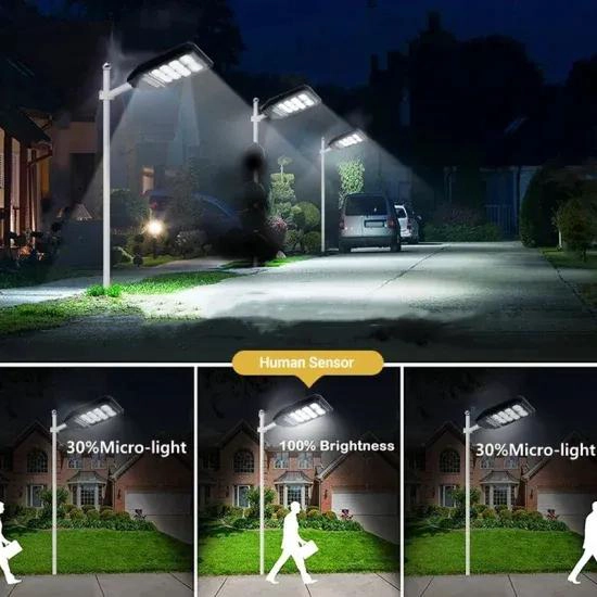 FOCO LED REFLECTOR SOLAR 1200W CON MANDO PARA EXTERIOR - 4