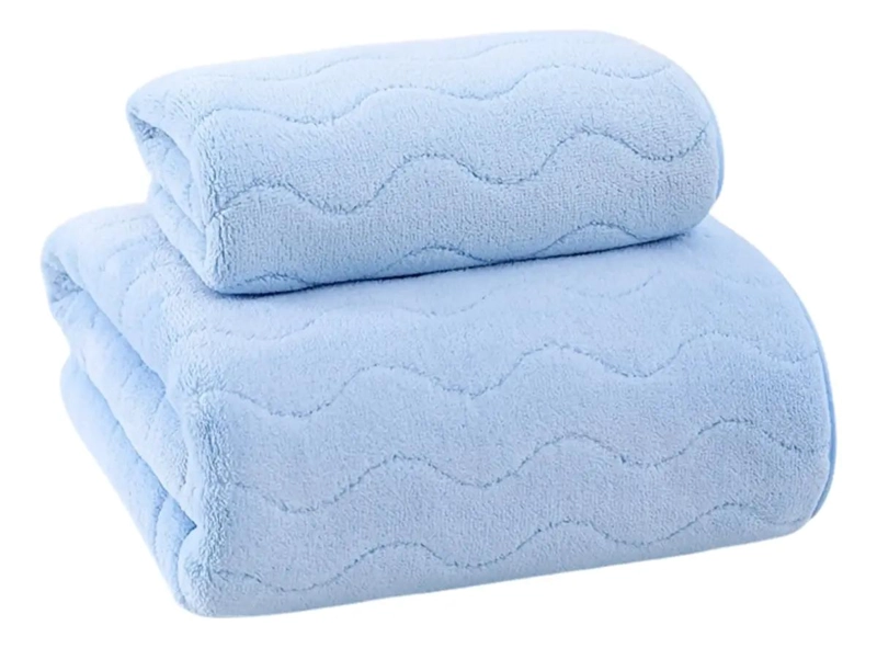 GENÉRICO TOALLA MULTIPROPOSITO SUPER ABSORBENTE 140X70 CM AZUL