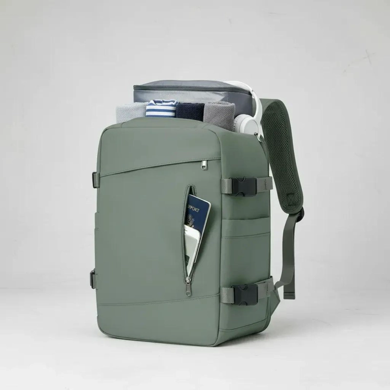 MOCHILA IMPERMEABLE ESPACIOSA PARA CABINA DE AVION - 1