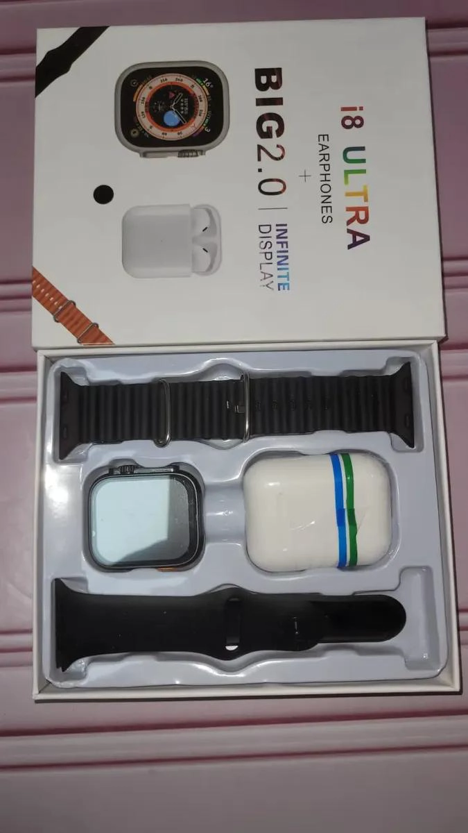 SMARTWATCH I8 ULTRA CON AURICULARES BLUETOOTH Y PANTALLA - 2