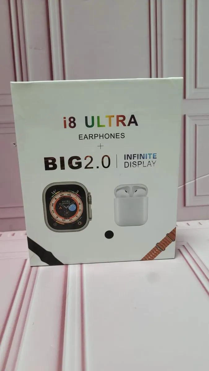 SMARTWATCH I8 ULTRA CON AURICULARES BLUETOOTH Y PANTALLA - 3