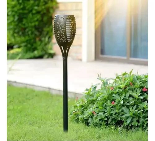 PACK 4 ESTACAS PARA LAMPARAS SOLARES LED NEGRAS - 2