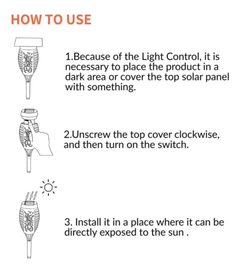 PACK 4 ESTACAS PARA LAMPARAS SOLARES LED NEGRAS - 5