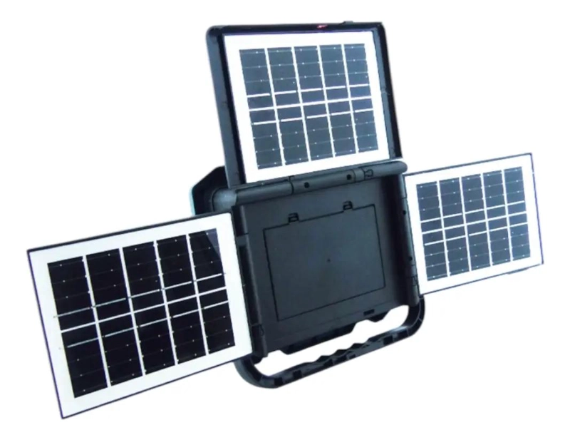 PROYECTOR SOLAR CON 3 PANELES Y 336 LEDS - 2