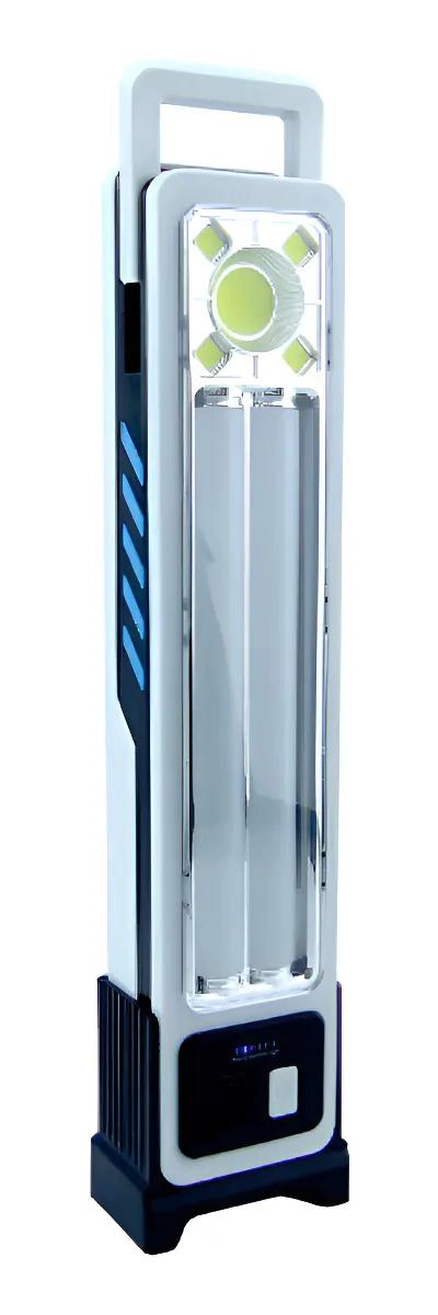 LAMPARA LED RECARGABLE 30W CON CARGA USB Y SOLAR - 1