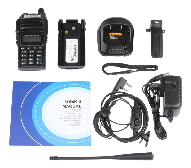 RADIO TRANSMISOR PORTATIL UV-82 CON FUNCION VOX - 3