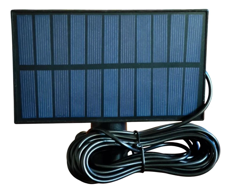 LAMPARA SOLAR LED 3 CABEZALES CON SENSOR - 2