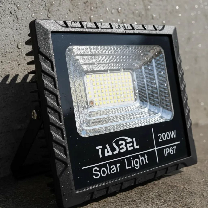 FOCO REFLECTOR SOLAR 200W CON CONTROL Y PANEL - 5